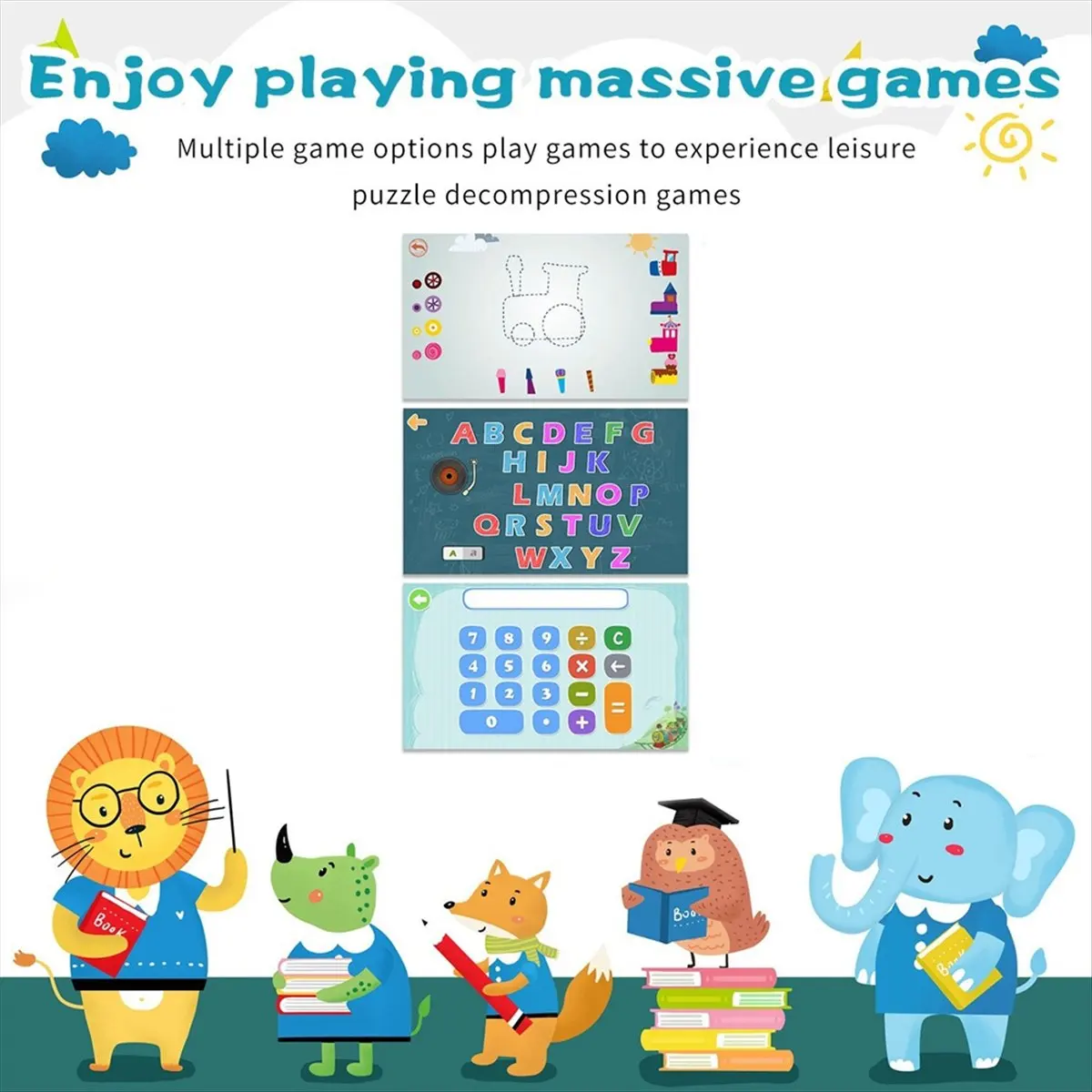 

7 Inch Kids Tablet Quad Core 1+8G Dual Card WiFi Android 7.0 Tablets for Study Education Kids Gift Kids Software,Pink