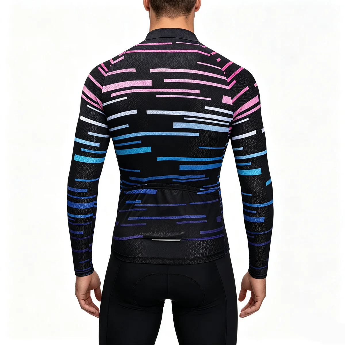 2027 Winter Herren-Radtrikot-Set, warmes Fleece-Radtrikot-Set, Triathlon-Mountainbike-Langarm-Radbekleidung – Detail 7