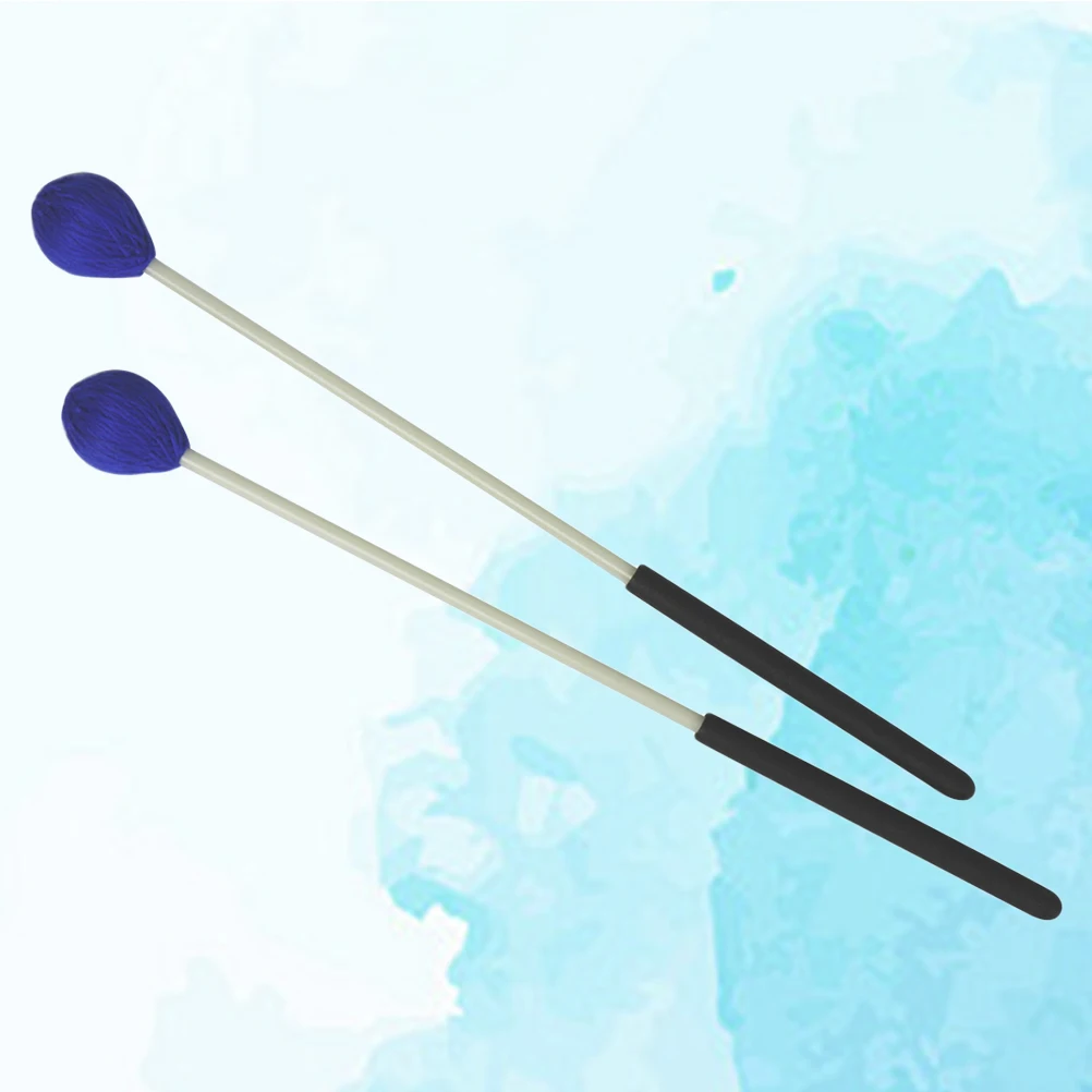 

Marimba Mallets Beech Handle Yarn Percussion Medium Hard Polished Shafts Durable Material Great Weight Balance Indoor Outdoor