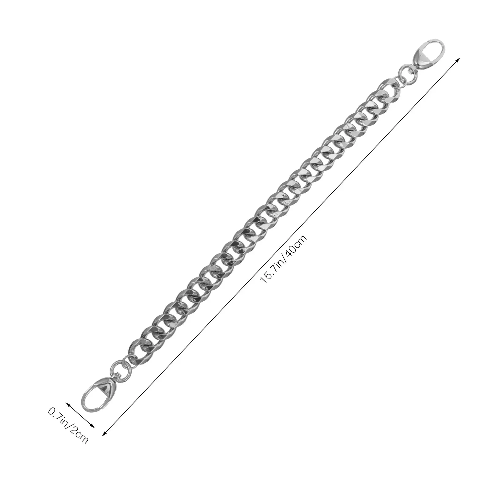 

Elegant Purse Chain Polished Multi Layer Electroplated Aluminum Alloy for Handbag Shoulder Cross Body Bag Clutch Strap