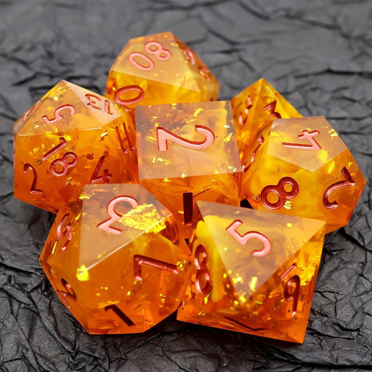 Polyhedral DND Dice Set Role Playing Sharp Edge RPG Dice For Table Board Game