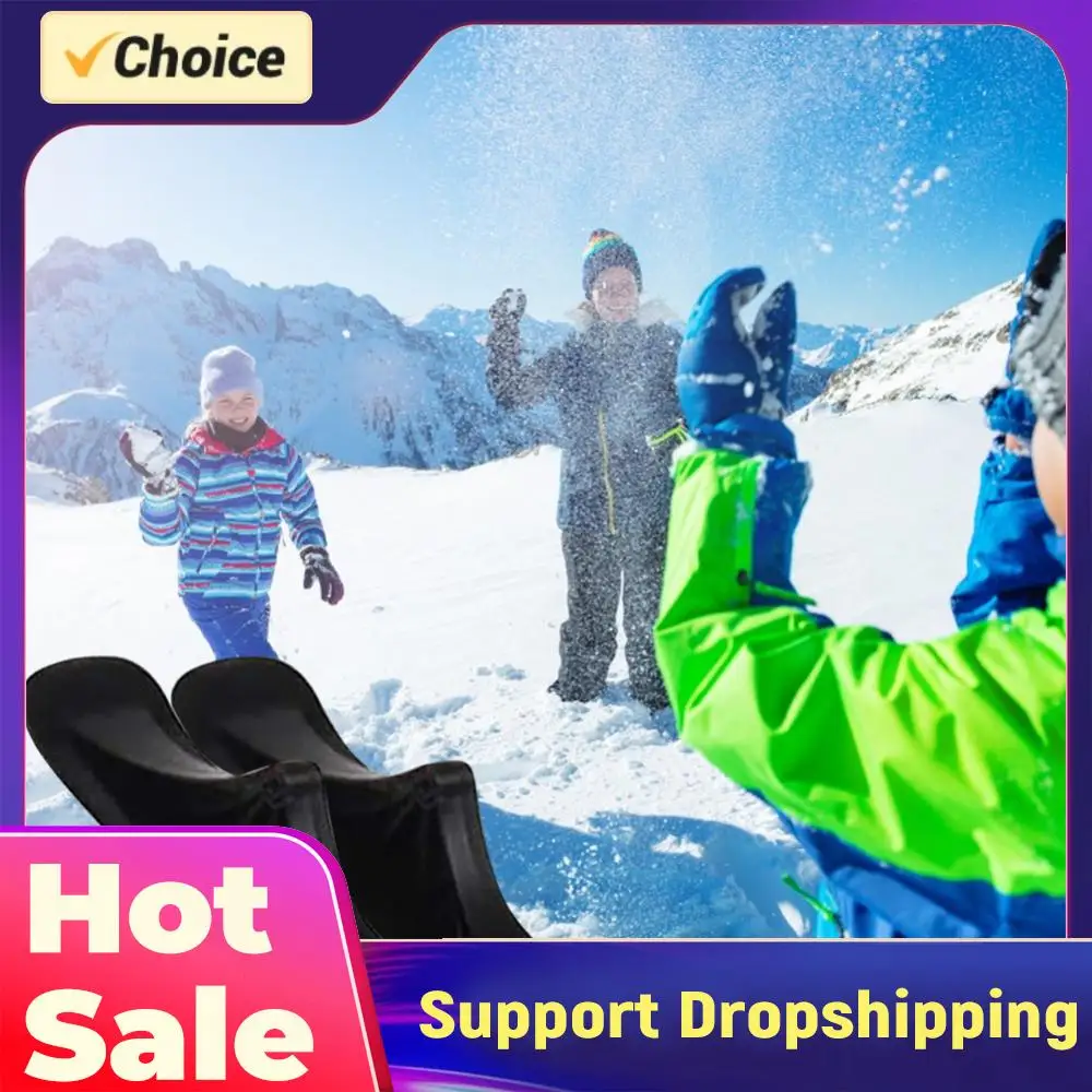 

1 Pair Scooter Sled Ski Sleigh Snow Sledge Board Set Snow Ski Scooter Ski Sledge for Kids Outdoor Accessories