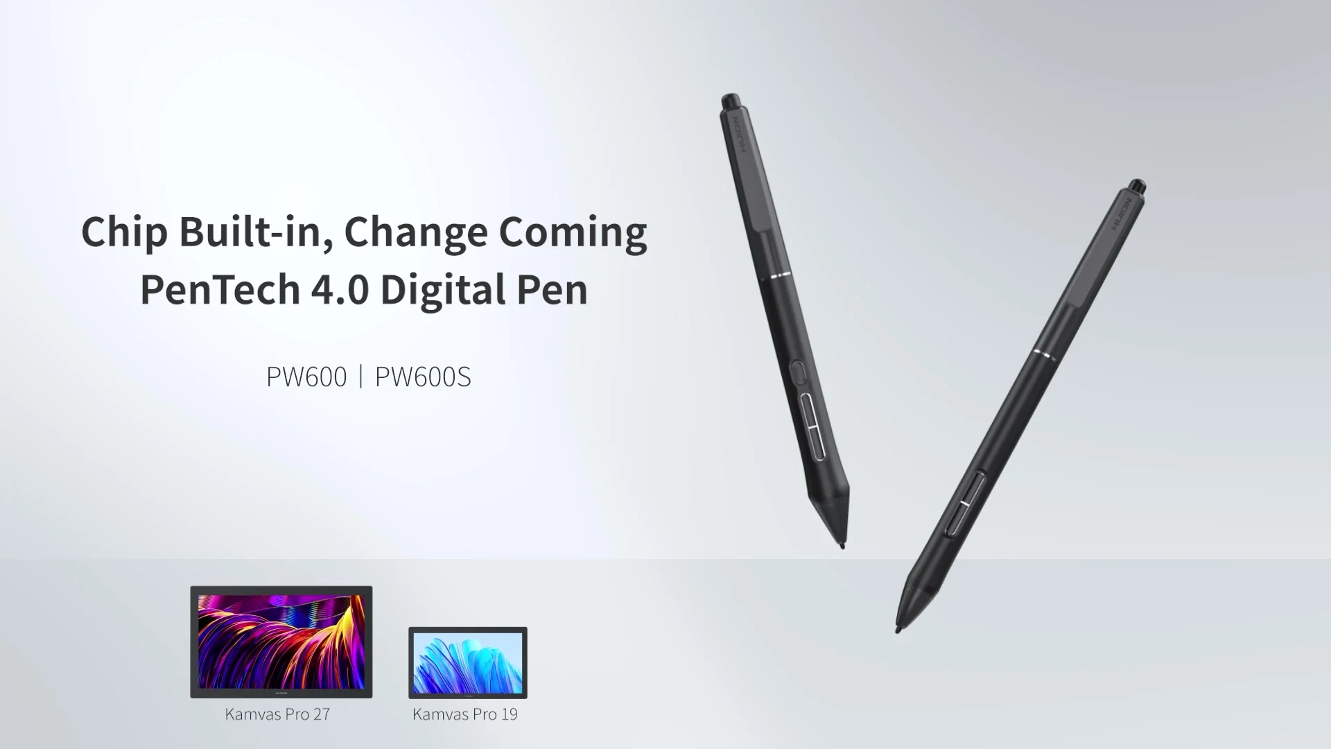 Huion PenTech 4.0 Battery-free Pen PW600S PW600 16K Levels
