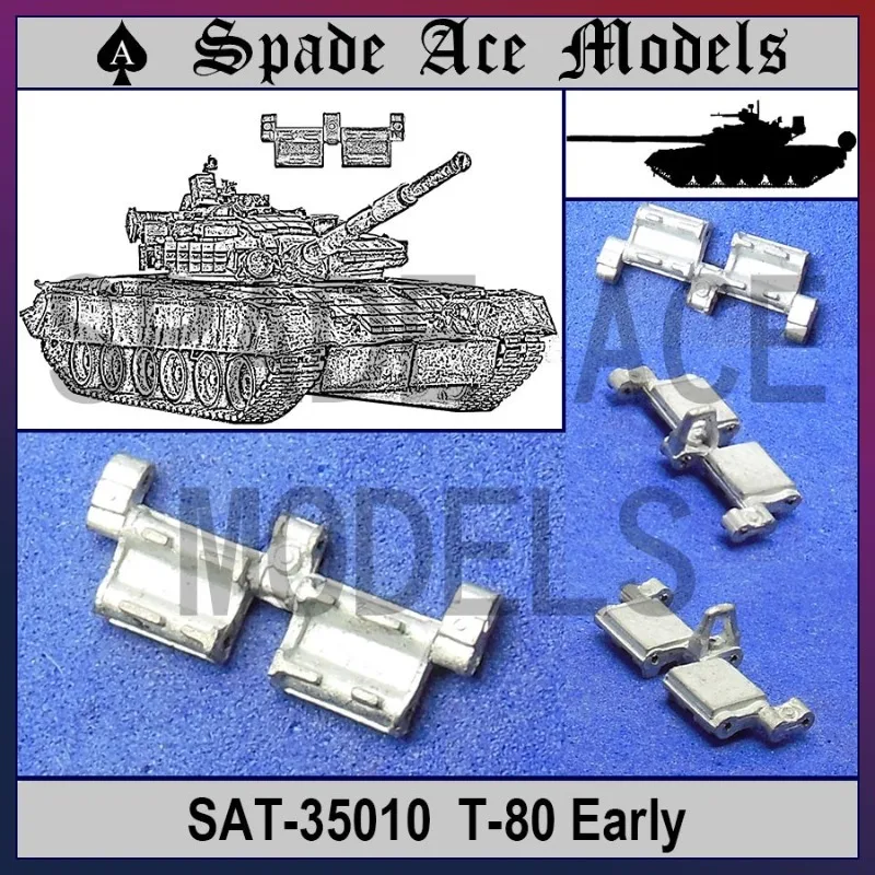 

Spade Ace Models SAT-35010 1/35 Scale Russian T-80 Early Type Metal Track