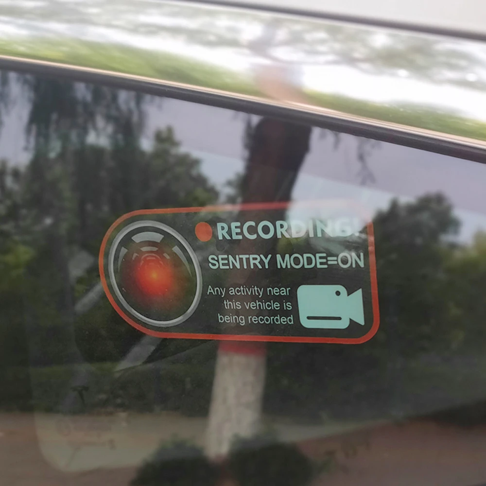 Car Sticker Window Glass Stickers For Tesla Model 3 2022 Model Y S X Auto Accessories sentinel mode recorder electrostatic stick