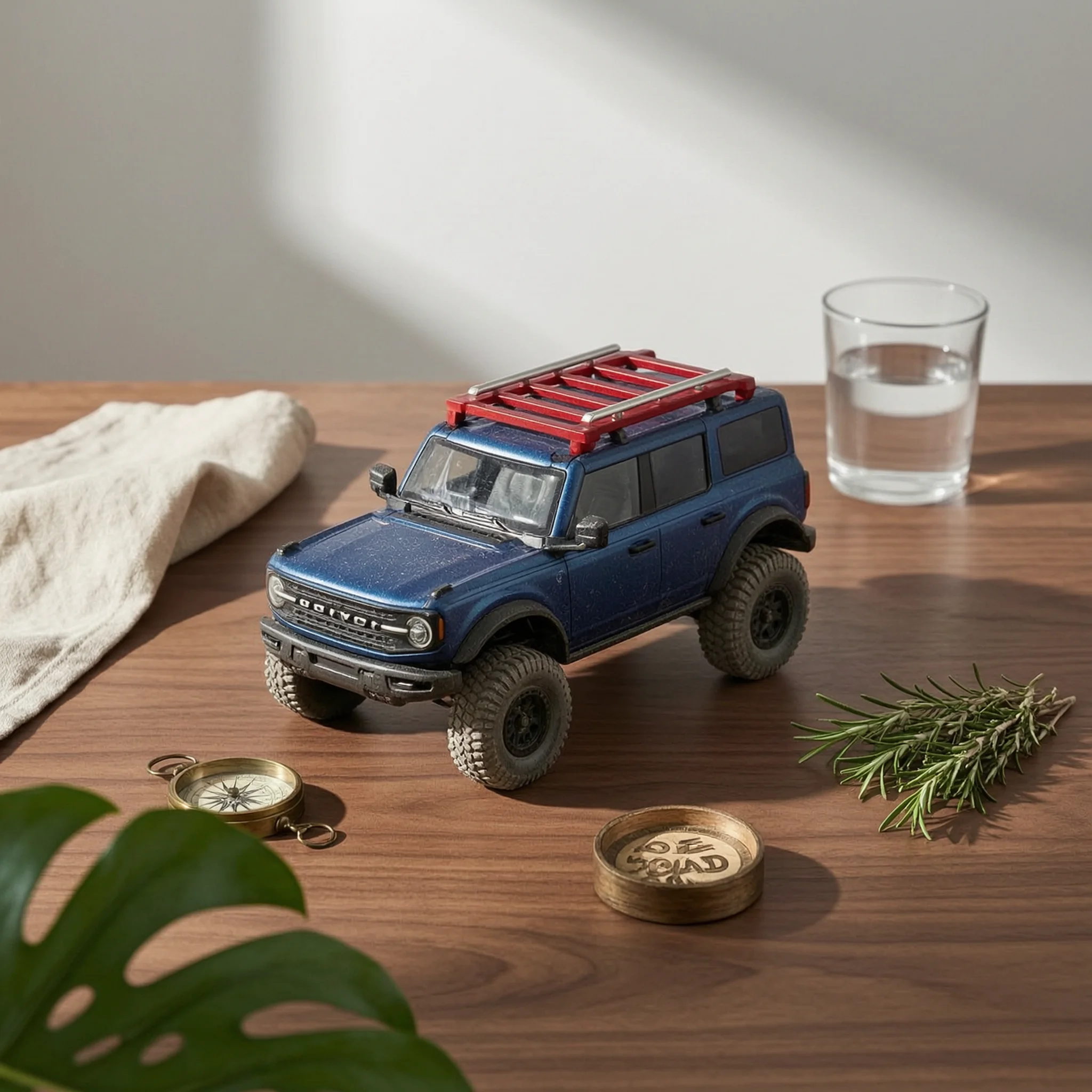 RC Roof Rack with Mounting Screws Metal RC Roof Rack Accessory Solid Corrosion Resistant for Model Builders
