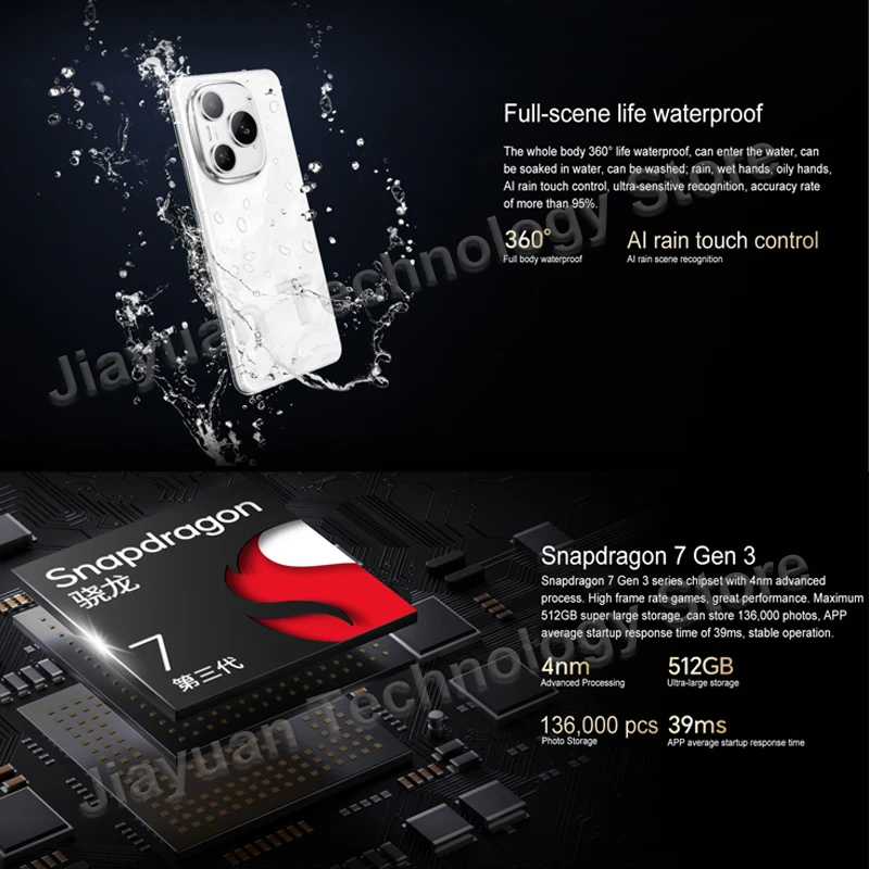 هاتف محمول Honor Power 5G أصلي بشاشة 6.78 بوصة يعمل بنظام أندرويد 15 Snapdragon 7 Gen 3 بطارية 8000 مللي أمبير في الساعة لهاتف Google Play الذكي