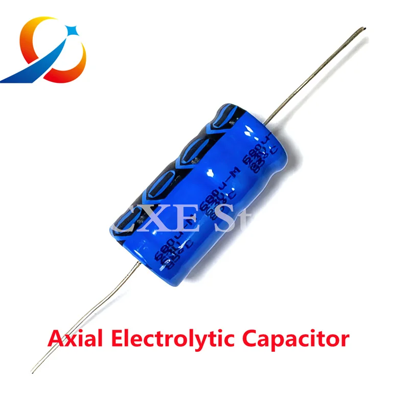 2pcs Axial Electrolytic Capacitors BC 16V2200UF 25V1000UF 63V100UF 63V680UF MAL202116102E3 High Temperature Resistant NEW