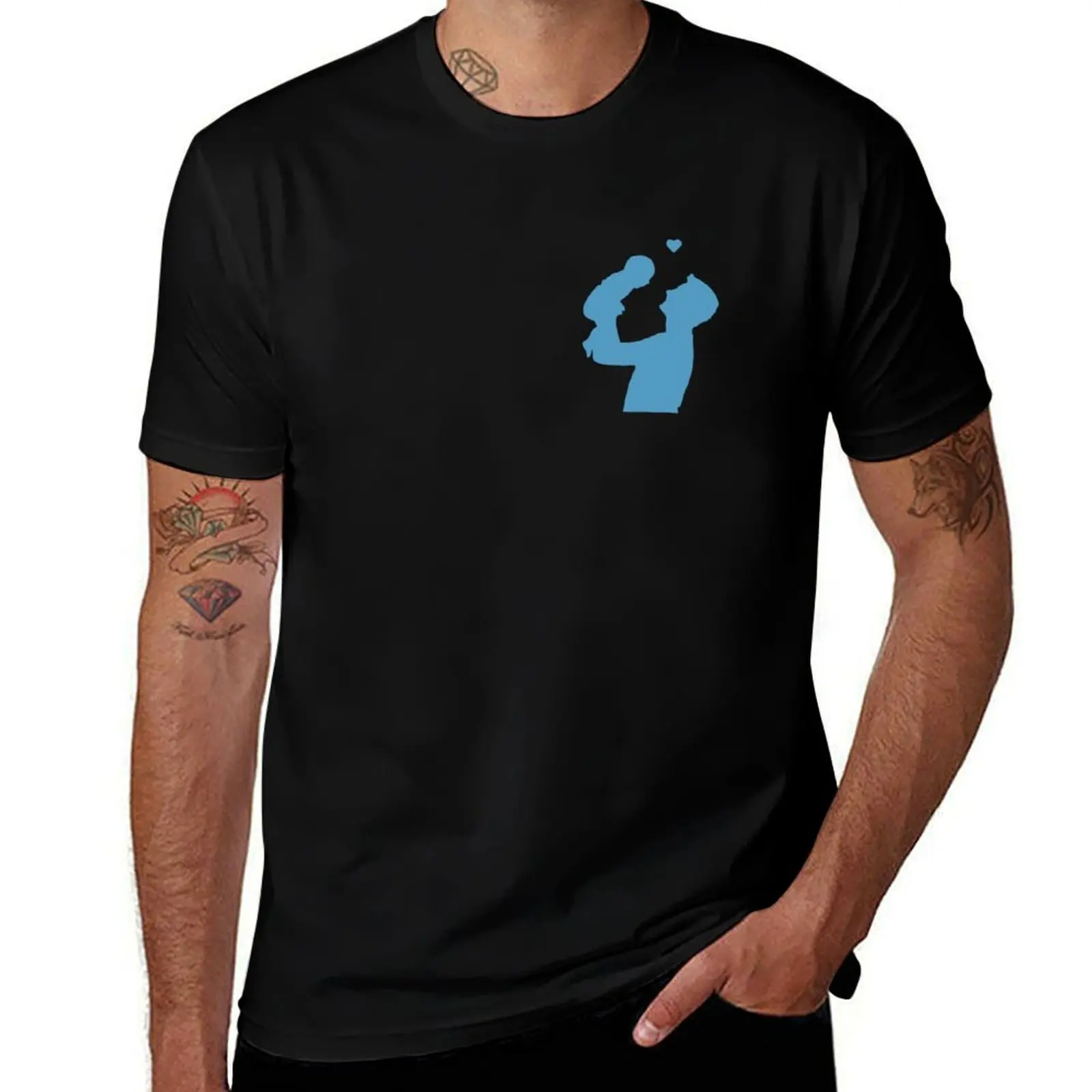 Nuestro Primer Día del Padre. Feliz Día del Padre. Regalo para Papá Primerizo. Papá regala. Camiseta Casual Minimalista de Manga Corta