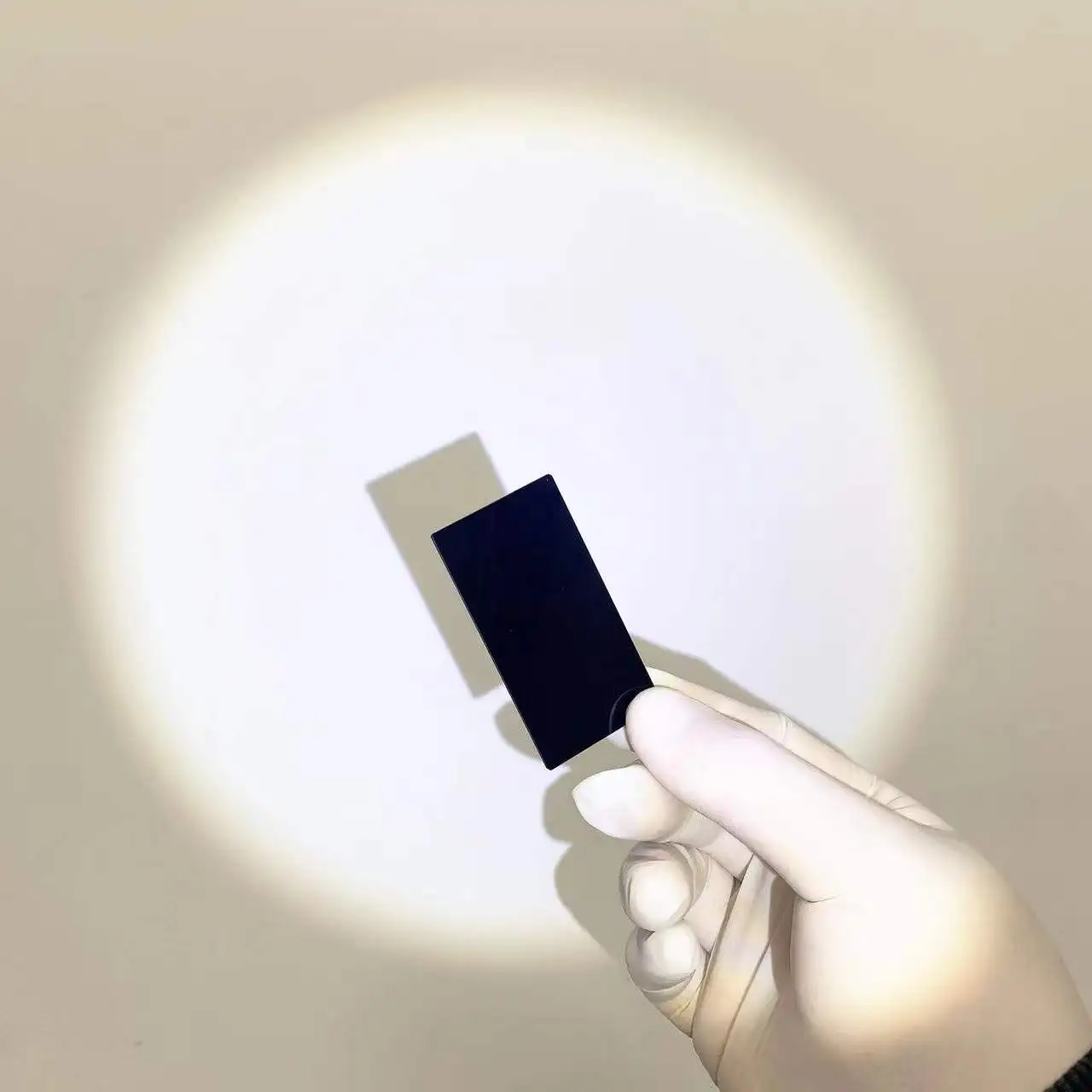 كل حجم قطعة واحدة حجم 85x36x2 مللي متر و 74x38x2 مللي متر 365nm الأشعة فوق البنفسجية تمرير تصفية الزجاج البصري لمصباح يدوي #5