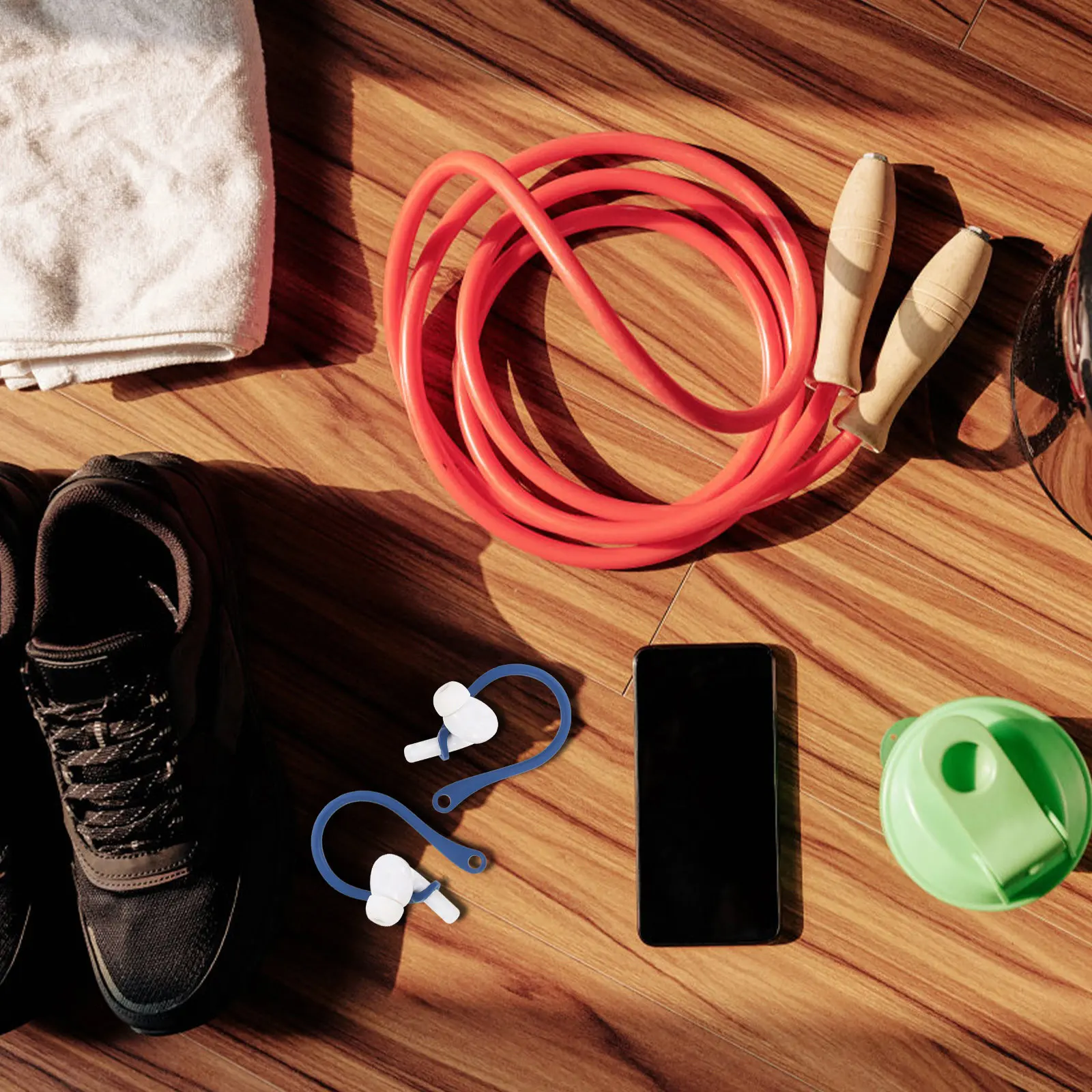 

2Pairs Anti-Lost Ear Hook Silicone Earphone Holder Secure Fit Wireless Earbuds Ear Hooks Sports Running Gym Yoga Outdoors