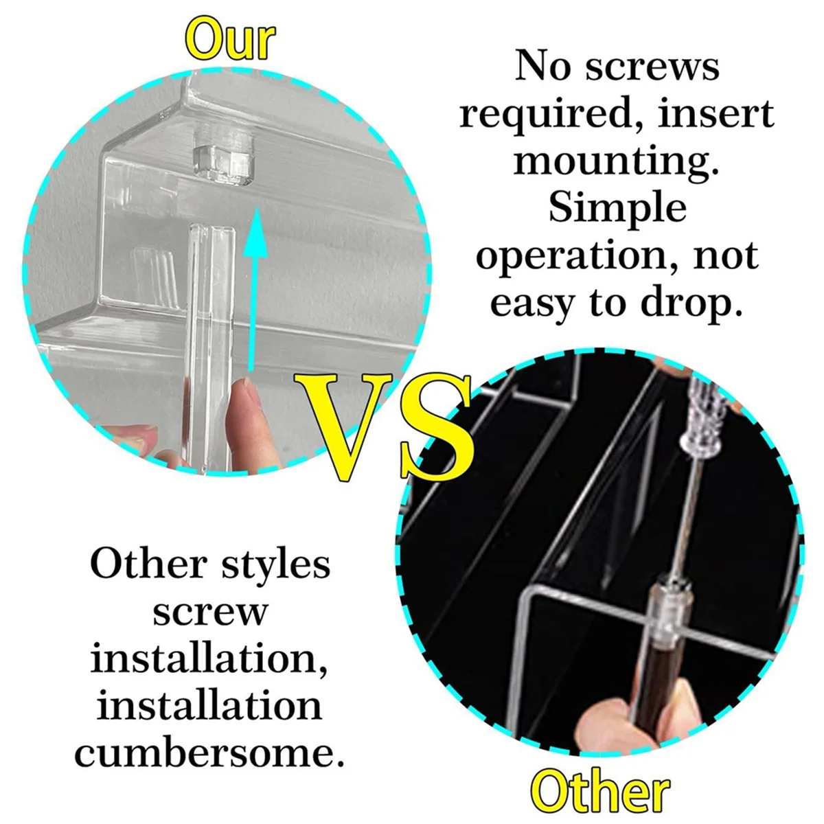 Акриловая стойка для подставки, 3 уровня, держатель для капкейков, прозрачный органайзер для духов, стенд, дисплей, полка, 2 шт.