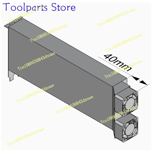 NVIDIA Tesla K80 Graphics Card Active Heat Dissipation Modification K20/K40/M60 Graphics Card Heat Sink