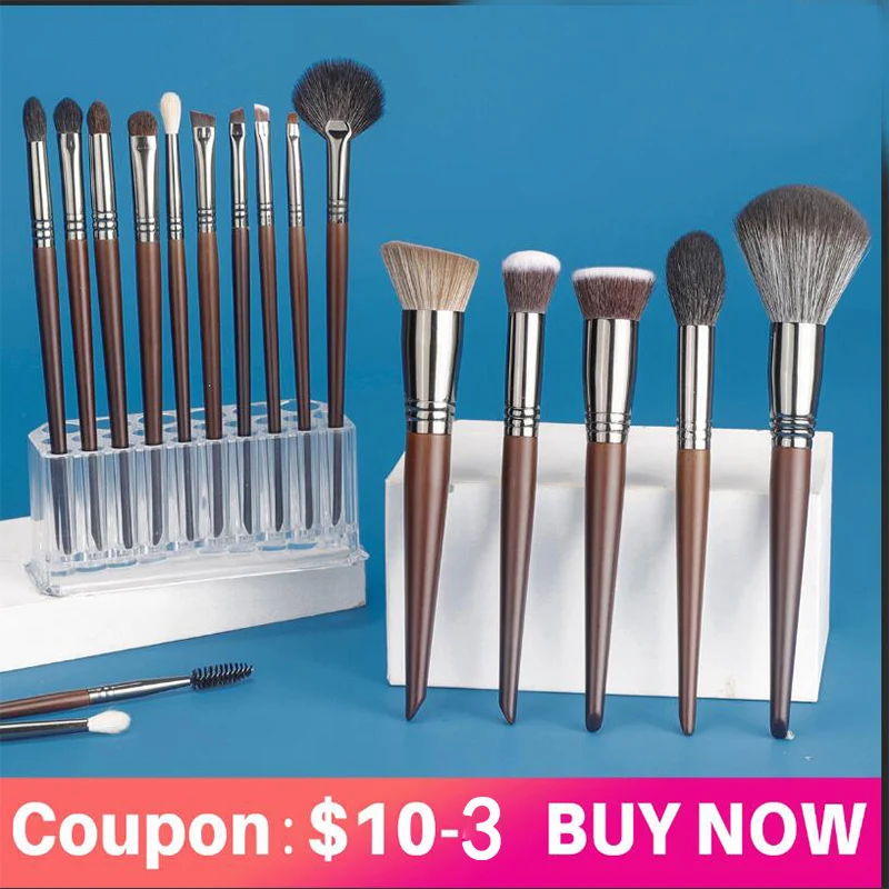 OVW Makeup Brushes Set Natural Hair Foundation Powder Eyeshadow Contour Professional Make up brush Tools кисти для макияжа