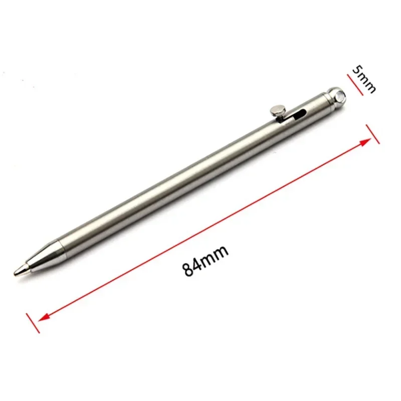 1PCS NEW EDC Portable Mini Titanium Pen Gadget Keychain Outdoor Tool Equipment Pen Practical Environmental Self defense Tool