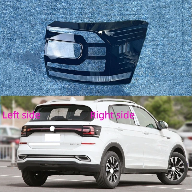 

Для Volkswagen VW T Cross 2020 2021 2022 2023, задний фонарь, сменный корпус стоп-сигнала, линза, абажур, задняя крышка корпуса