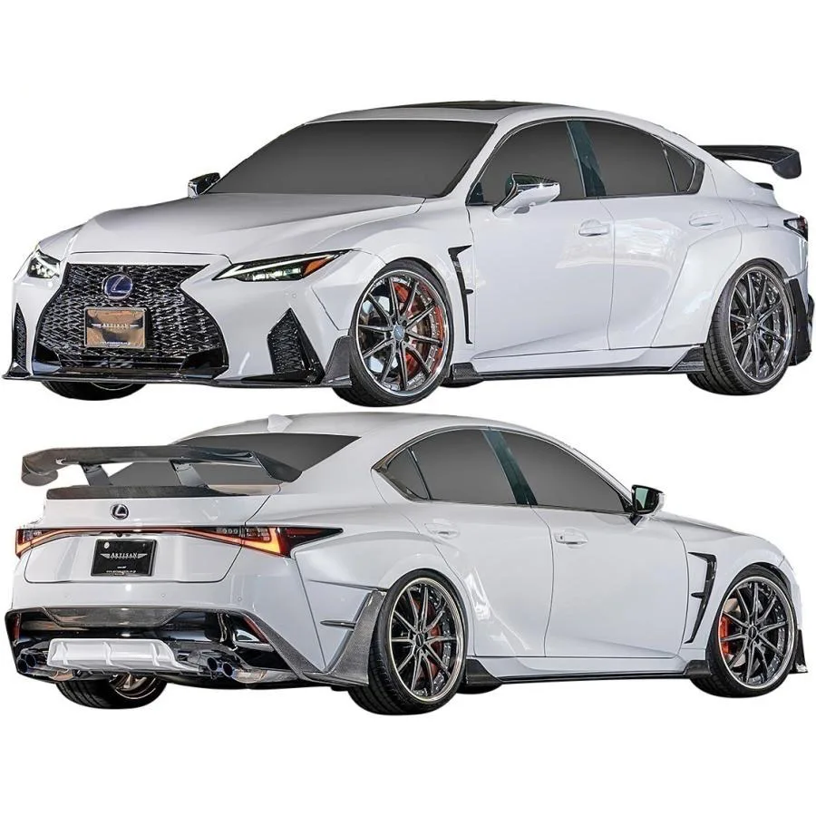 real carbon For Lexus is 250 300 350 2021-2024 Spoiler Trunk Wing Trim Body Kit