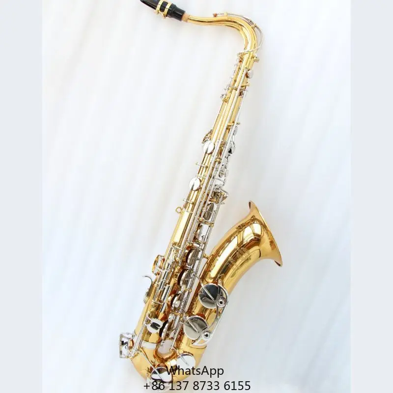 Good Quality Tenor Saxophone Gold Lacquered With Nickel Plated Keys Tenor Saxophone With Case Chinese Tenor Saxophone