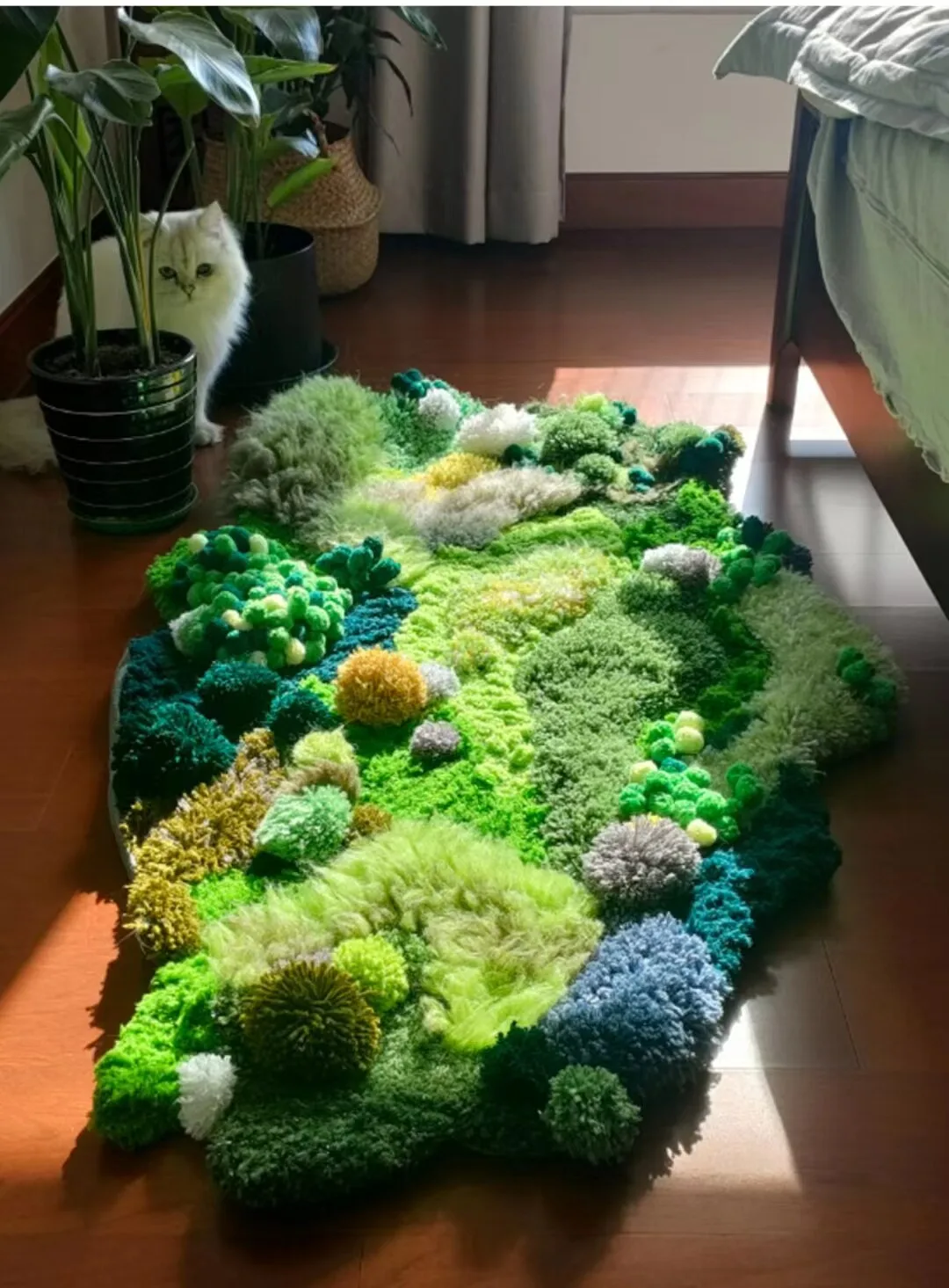Moss carpet material package birthday gift handmade new year pet DIY