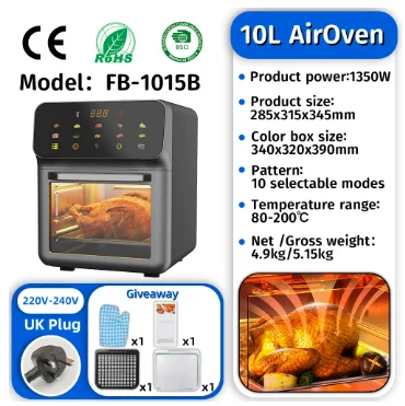 2026 New Home Multi-Function Large Capacity Oven Air Fryer