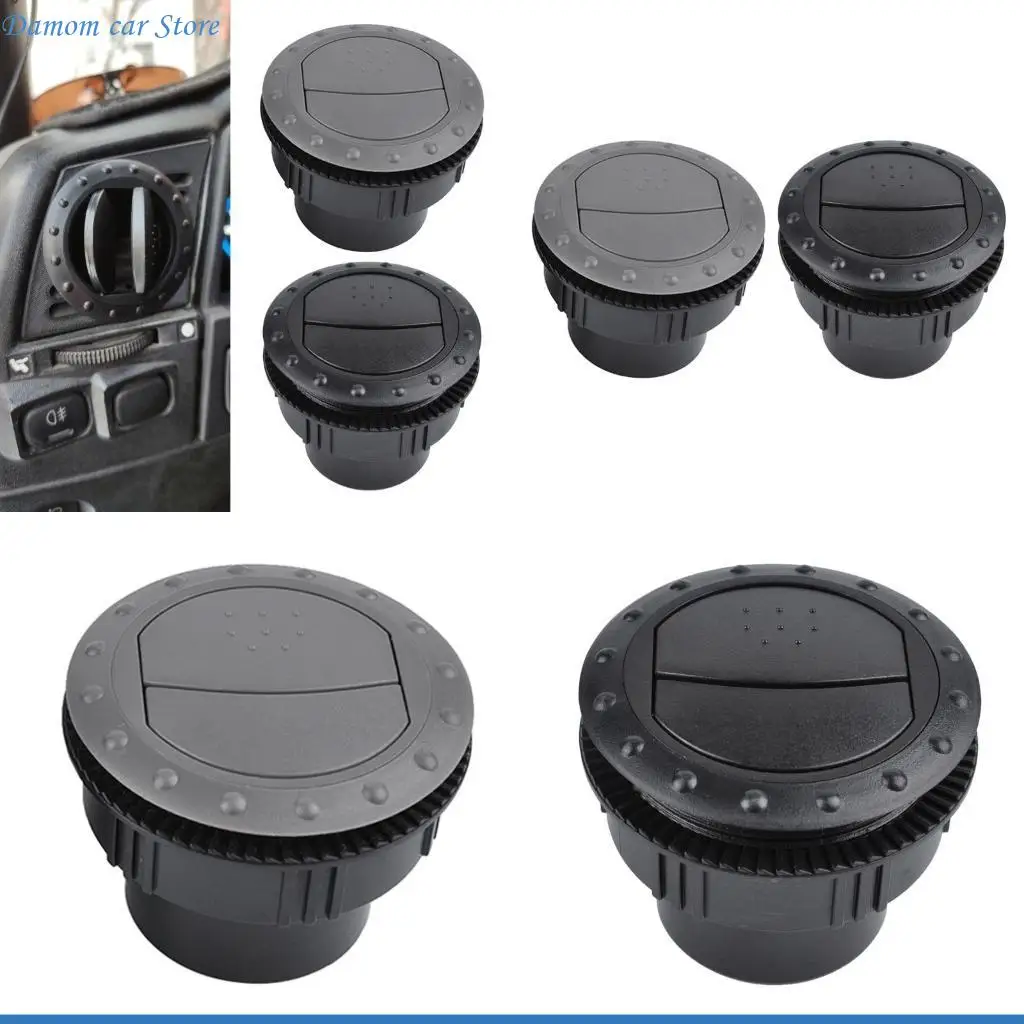 A2UC Camper-Caravan Yacht Car Dashboard Knob Type Rotation Universal Air Conditioning Outlet Vent Deflector for BusRV Durable