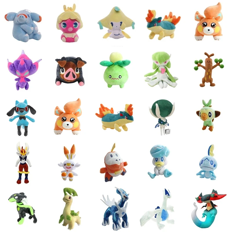 Pokemon dragapult jirachi plüsch zygarde peluche gardevoir poipole cinderace ausgestopfte puppen kawaii hobbiestoys exquisite geschenke