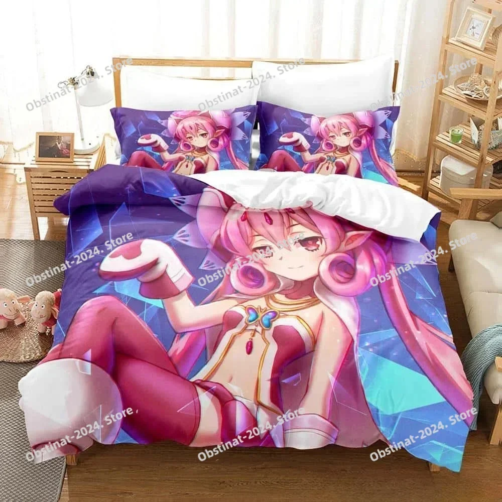 

Fashion 3D Print Anime Pink Girls Neneka Bedding Set Single Twin Full Queen King Size Bed Set Adult Kid Bedroom Duvet cover sets