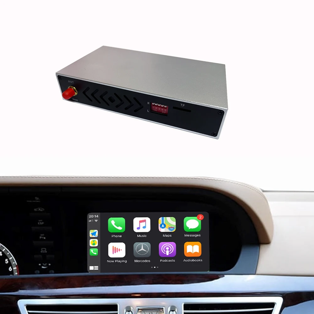 Android Wireless Carplay Android Box For Benz S Class W221 W216 NTG3.0 NTG3.5 Car GPS System Radio Carplay Box Android Auto