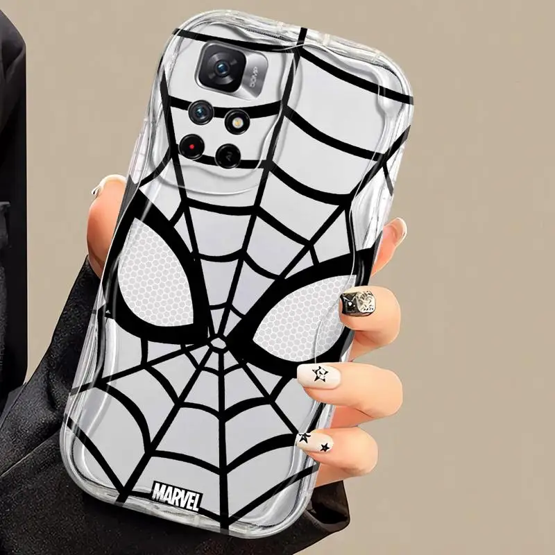 Marvel Sipider Man Case for Xiaomi Redmi Note 11 Pro 5G 12S 11S 12 13 Pro Plus 9 10 Pro 10 13 5G Capa Coque Cover