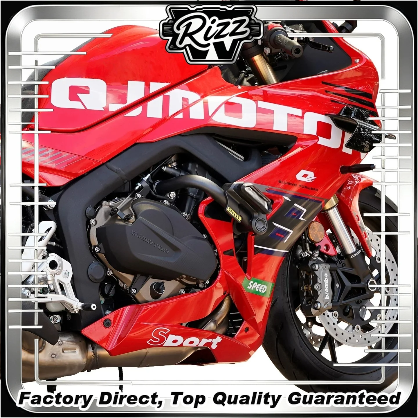 【Factory Direct】For QJMOTOR SRK600RS/800/800RS/921/TRK600RS protective modification accessories: guard bar, bumper, racing bar
