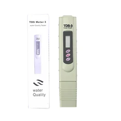 Temperatura Água Dureza Tester, Pen Type, Digital TDS Meter, Hold, TDS-3 PPM