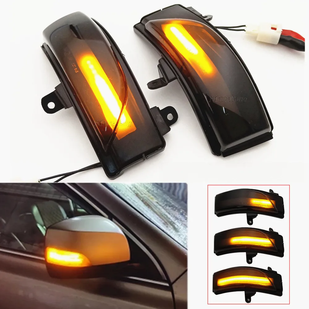 For Subaru WRX STI Dynamic LED Side Mirror Light 2Pcs Turn Signal Lamp Forester Crosstrek Impreza Legacy Outback Car Accessories