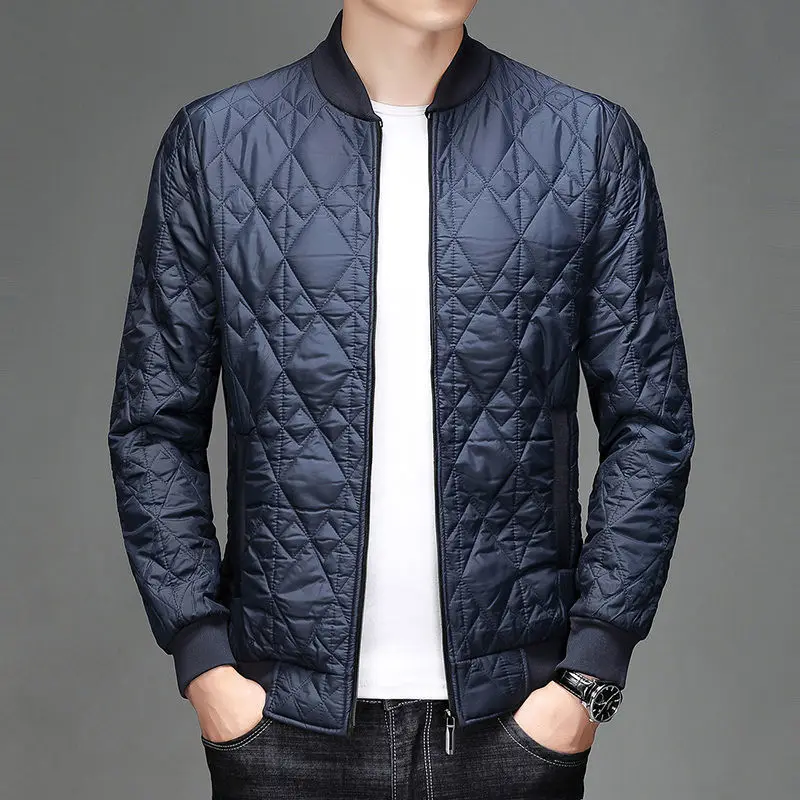 Baseball Jacket Man Lightweight Winter Quilted Padded Coat for Men Y2k Stylish Novelty In Work Cheap Sale Harajuku On Offer New