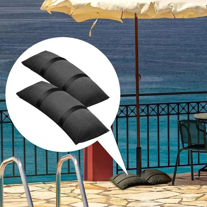 Balance Weight Sandbags Weight Balance Canopy Sandbags 2pcs Refillable Sand Bag Windproof Tent Weights For Patio Poolside Garden