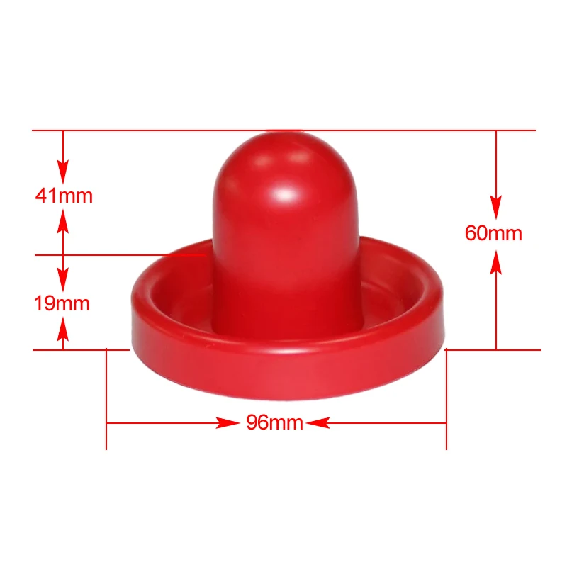 96/76/60mm  Indoor Air Hockey Table Felt Pusher 1 Pc 2022 Outdoor Sport Plastic Hockey Pucks Accessory Red Pink Blue Black