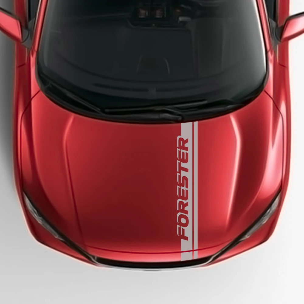 ملصقات غطاء السيارة لسوبارو فورستر SH SF SG غطاء المحرك التلقائي الفينيل فيلم بولي كلوريد الفينيل بونيه الديكور الشارات ضبط اكسسوارات السيارات