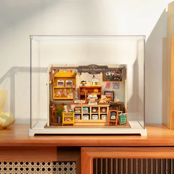 Robotime Dollhouse DIY Kit with Dust Cover