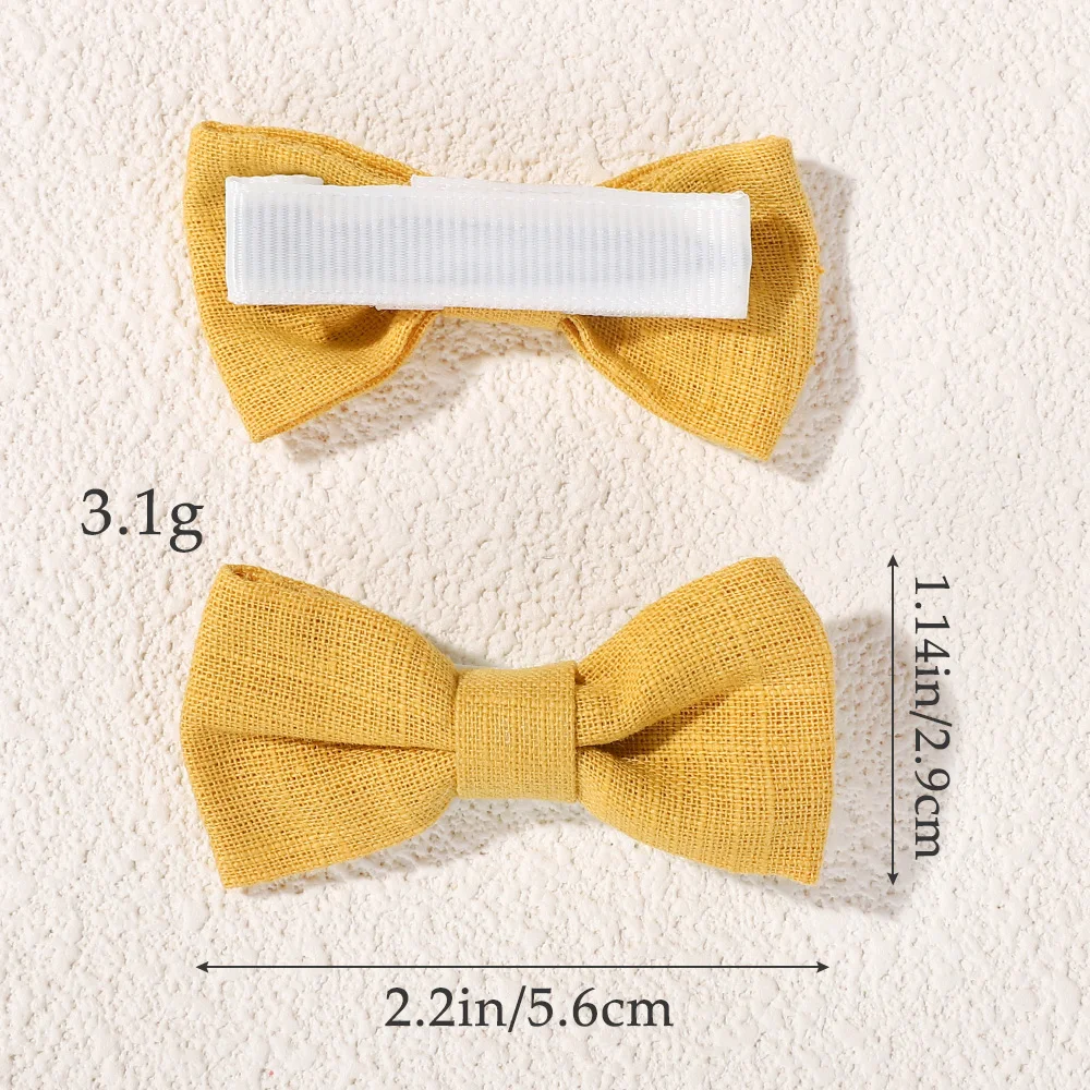 40pcs 어린이 무작위 컬러 활 머리핀 면화 헤어 클립 소녀 사랑스러운 Bowknot Hairgripe 유아 머리 장식 아기 헤어 액세서리