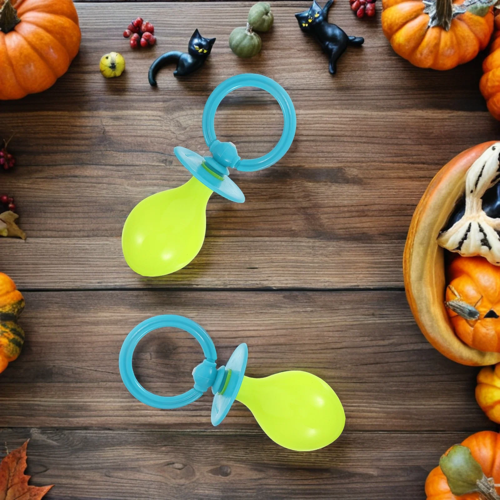 

4 Pcs Clothing Pacifier Props Halloween Costume Plastic Fake Pacifiers