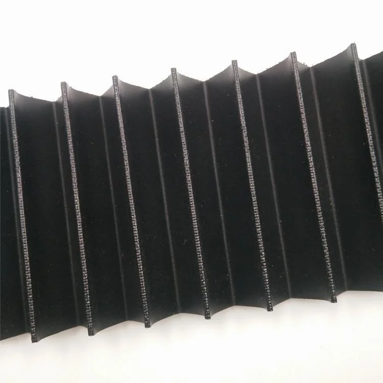 Bellows for machine tools Profile T7,Length 1000 mm, width 112 mm, depth of the folds 15 mm long