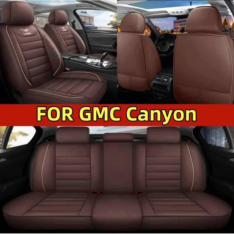 

FOR GMC Canyon car seat covers high-end artificial leather waterproof and wear-resistant fully wrapped interior 5-seat covers