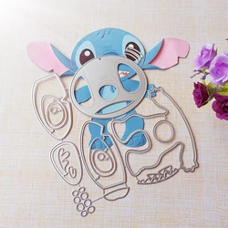 New blue cartoon doll cutting dies scrapbook decoration embossed photo album decoration card making DIY crafts