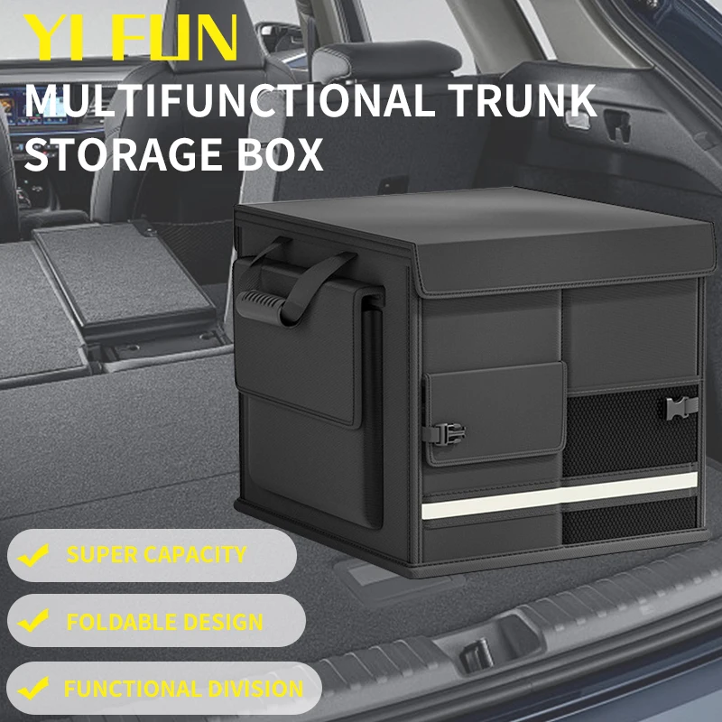 

Car Trunk Storage Box Car Storage Box Car Supplies Tail Box Finishing Shoes Storage Artifact