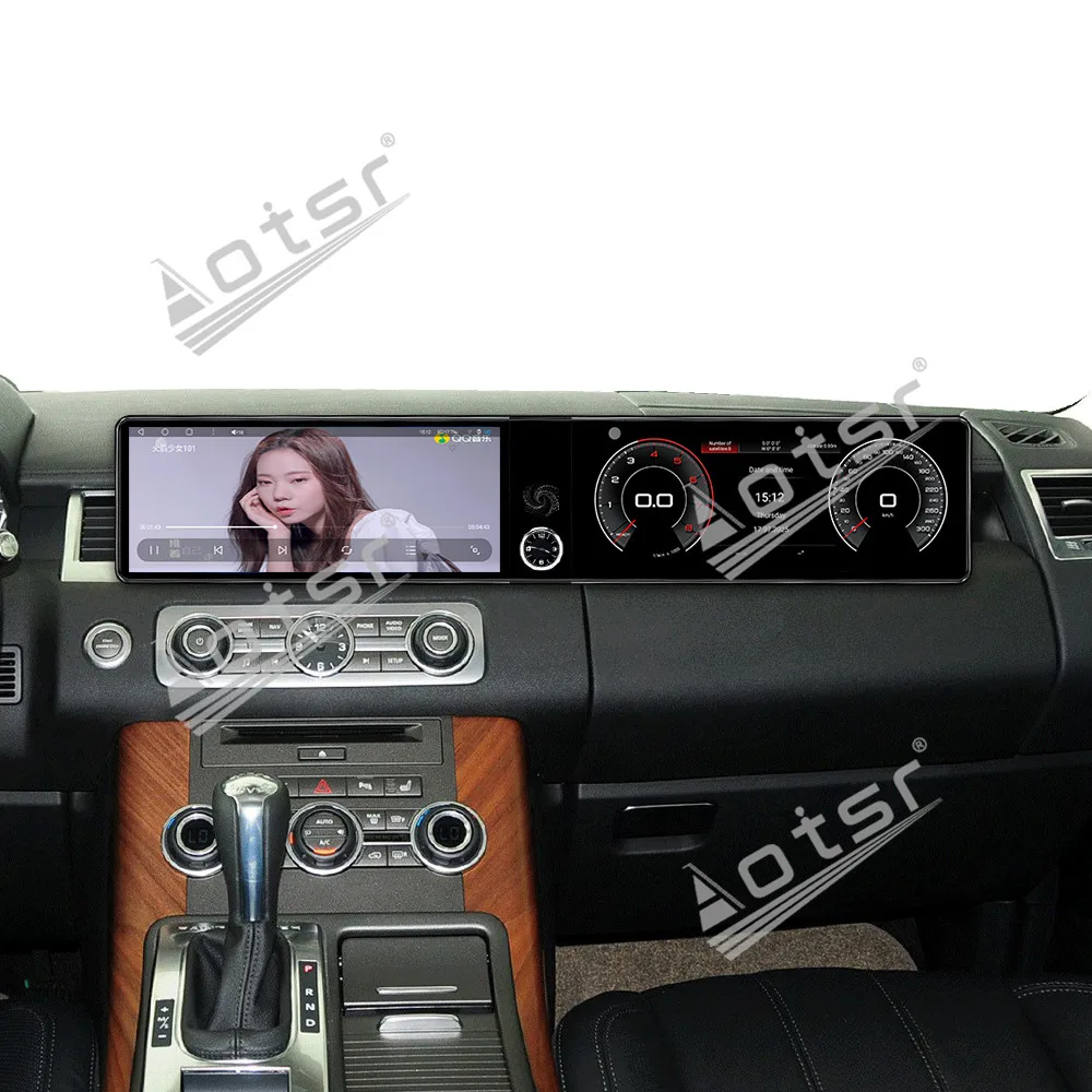 

Двойной 12,3-дюймовый автоматический Carplay Android 13.0 для Land Range Rover Sport 2010-2013, автомобильный радиоприемник, GPS, стерео сенсорный блок, мультимедийный плеер