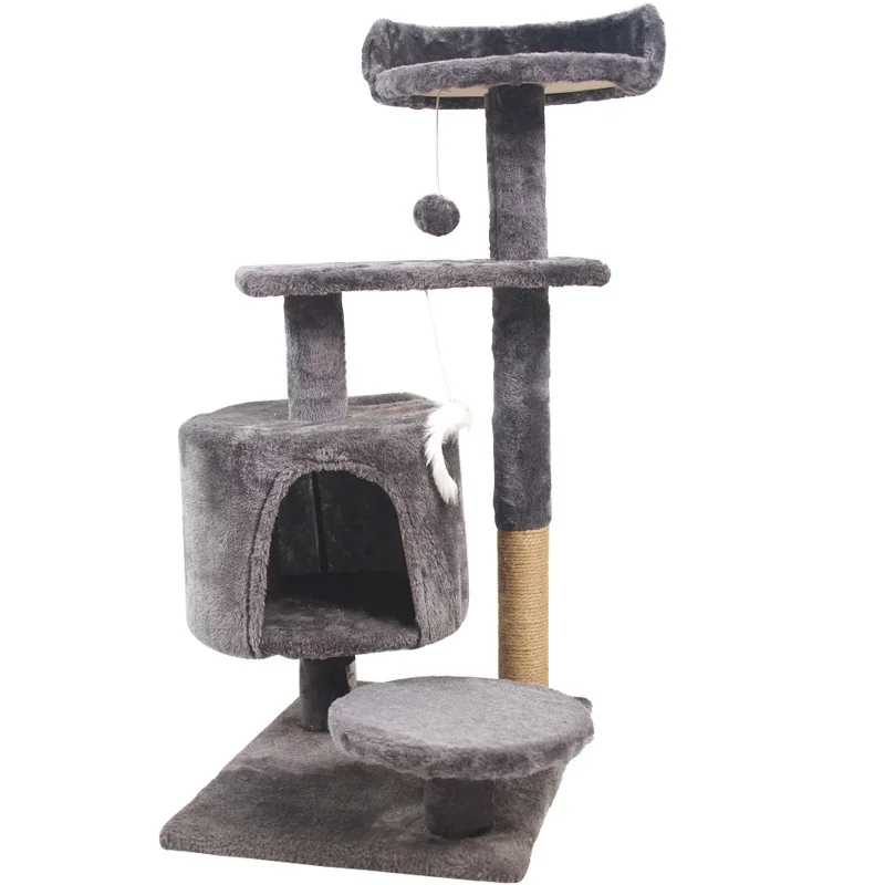 Cat climbing frame integrated sisal particle board cat jumping platform pet supplies