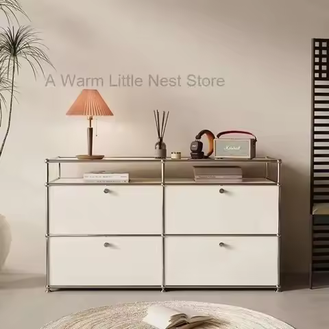 USM Modular Haller Livingroom Cabinet Ins Metal Frame Bedside Table Stainless Steel Locker Bucket Cabinet Wood Storage Dining - AliExpress 