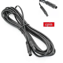 4 / 5 Pin Male To Female 2.5M Car Reversing Parking Camera Video Extension Cable Wire Car Recorder Cable