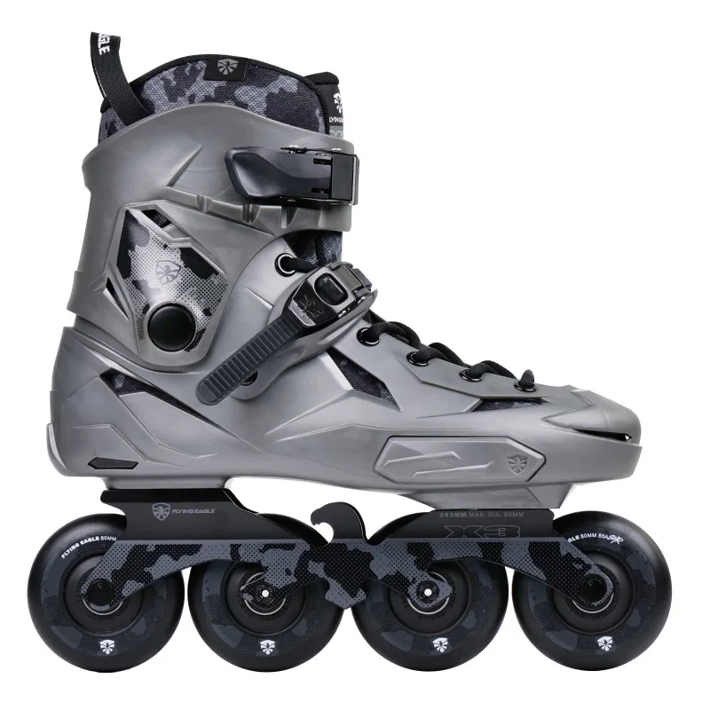 

Flying Eagle X3 Roller Skates Skates Straight Wheel Roller Skates Adult Flat Flower Shoes Fancy Shoes Nai Xin Beginner College