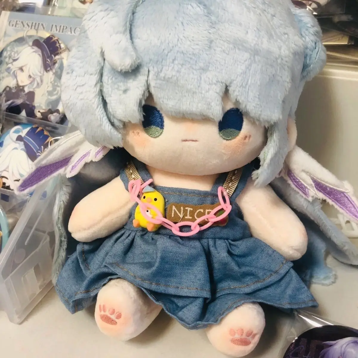 Robin anime jogos honkai: star rail recheado 20cm boneca de algodão bonito vestir brinquedos de pelúcia para adultos e crianças para coletar como presentes