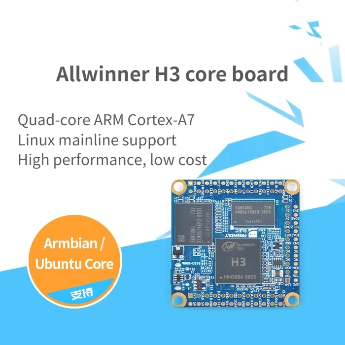 لوحة NanoPi NEO Core Allwinner H3 الأساسية الصغيرة جدًا تعمل على إنترنت الأشياء على تشغيل Ubuntu Core #1